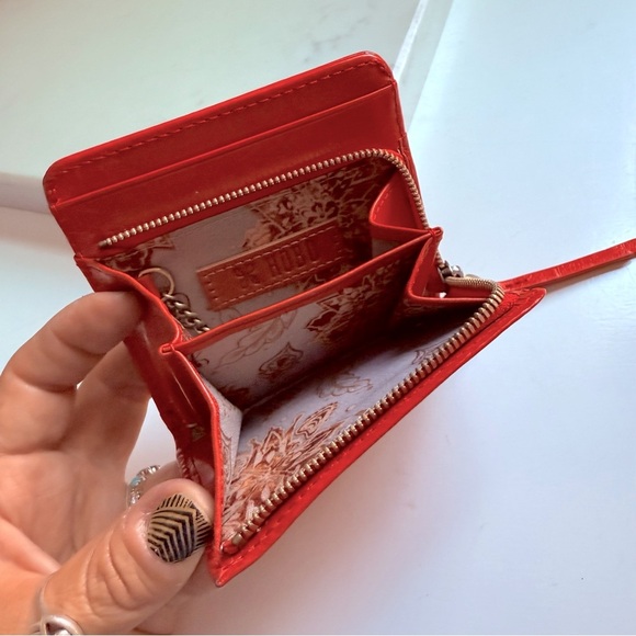 NWOT Hobo International Gorgeous Red Leather Women's Wallet - Picture 6 of 7